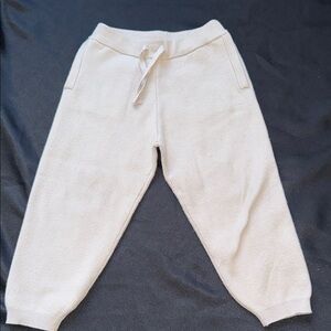 Zara kids Cream Kids Sweatpants pants size 4 years